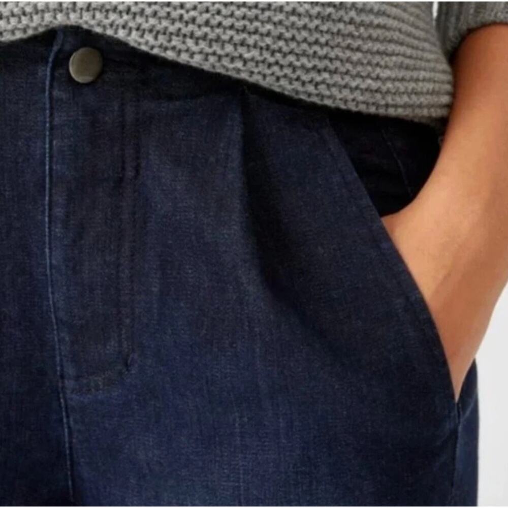 NEW Eileen Fisher Mineral Wash Organic Denim Pant Jeans Barrel Tapered US 6 - Picture 2 of 8
